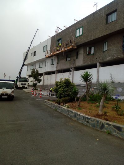 Obra en la barriada El Lance (El Tanque)