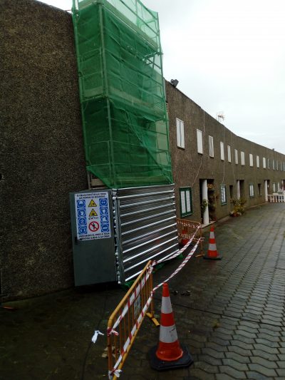 Obra en la barriada El Lance (El Tanque)