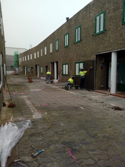 Obra en la barriada El Lance (El Tanque)