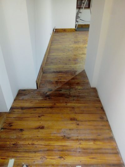 Obra en el museo en La Laguna