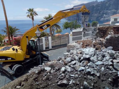 Obra en Los Gigantes