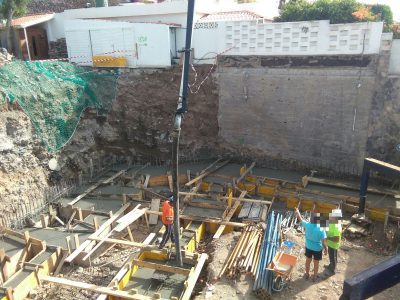 Obra en Los Gigantes