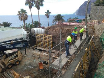 Obra en Los Gigantes