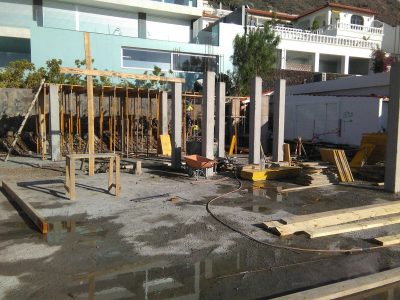 Obra en Los Gigantes