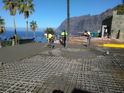 Obra en Los Gigantes