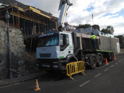 Obra en Los Gigantes