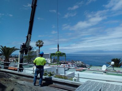 Obra en Los Gigantes