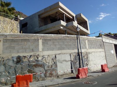 Obra en Los Gigantes